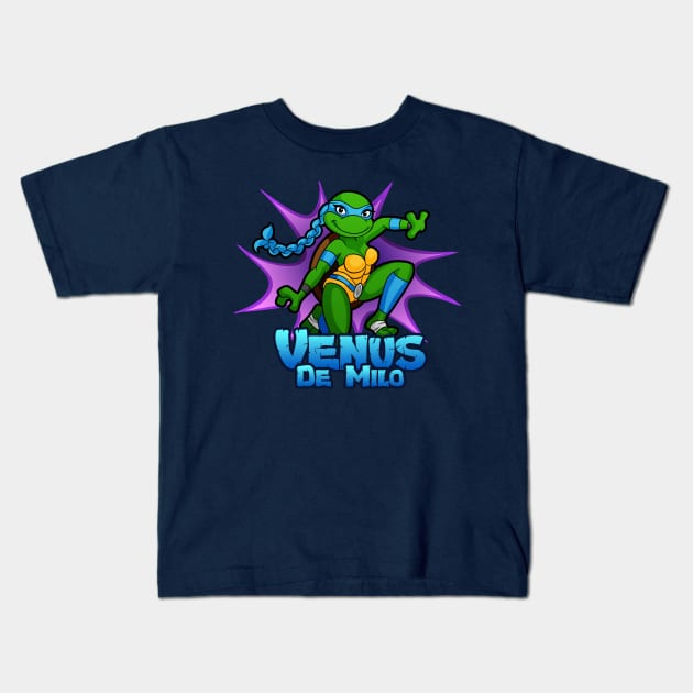 Venus De Milo Kids T-Shirt by Ellador